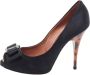 Giuseppe Zanotti Pre-owned Satin heels Black Dames - Thumbnail 1