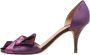Giuseppe Zanotti Pre-owned Satin heels Purple Dames - Thumbnail 1