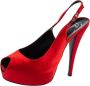 Giuseppe Zanotti Pre-owned Satin heels Red Dames - Thumbnail 1