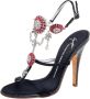 Giuseppe Zanotti Pre-owned Satin sandals Black Dames - Thumbnail 1
