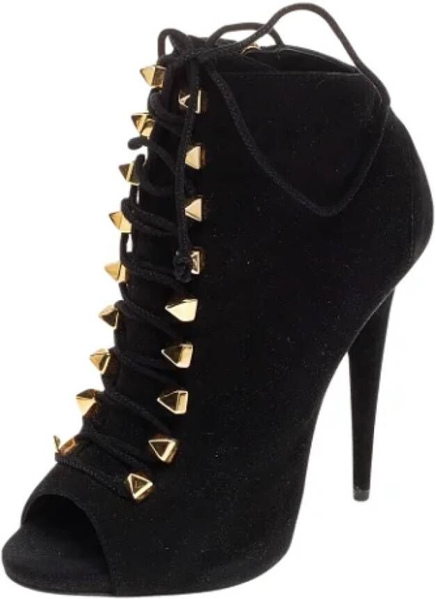 Giuseppe Zanotti Pre-owned Suede boots Black Dames