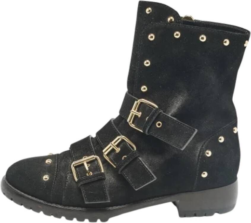 Giuseppe Zanotti Pre-owned Suede boots Black Dames
