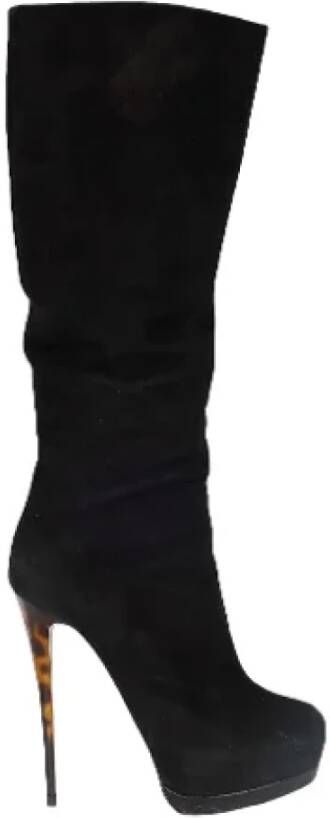 Giuseppe Zanotti Pre-owned Suede boots Black Dames