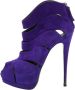 Giuseppe Zanotti Pre-owned Suede boots Purple Dames - Thumbnail 1
