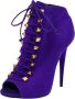 Giuseppe Zanotti Pre-owned Suede boots Purple Dames - Thumbnail 1