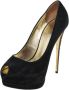 Giuseppe Zanotti Pre-owned Suede heels Black Dames - Thumbnail 1