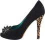 Giuseppe Zanotti Pre-owned Suede heels Black Dames - Thumbnail 1
