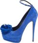 Giuseppe Zanotti Pre-owned Suede heels Blue Dames - Thumbnail 1