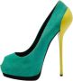 Giuseppe Zanotti Pre-owned Suede heels Green Dames - Thumbnail 1
