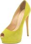 Giuseppe Zanotti Pre-owned Suede heels Green Dames - Thumbnail 1