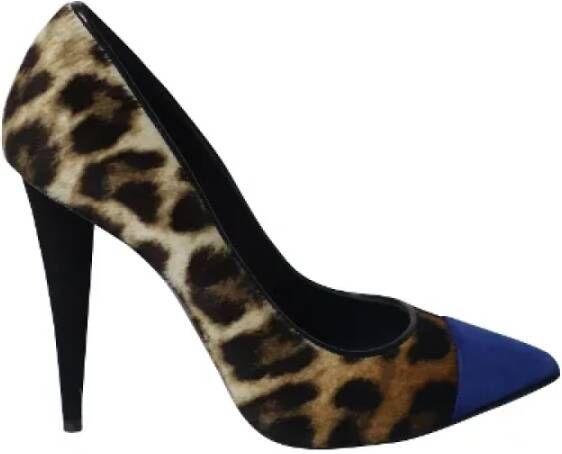 Giuseppe Zanotti Pre-owned Suede heels Multicolor Dames