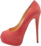 Giuseppe Zanotti Pre-owned Suede heels Pink Dames - Thumbnail 1