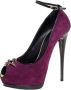 Giuseppe Zanotti Pre-owned Suede heels Purple Dames - Thumbnail 1