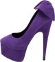 Giuseppe Zanotti Pre-owned Suede heels Purple Dames - Thumbnail 1