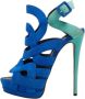 Giuseppe Zanotti Pre-owned Suede sandals Blue Dames - Thumbnail 1