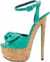 Giuseppe Zanotti Pre-owned Suede sandals Green Dames - Thumbnail 1