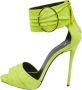 Giuseppe Zanotti Pre-owned Suede sandals Green Dames - Thumbnail 1