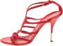 Giuseppe Zanotti Pre-owned Suede sandals Red Dames - Thumbnail 1