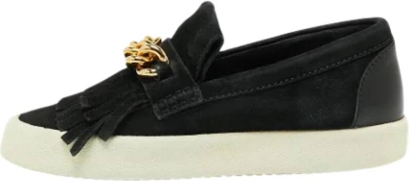 Giuseppe Zanotti Pre-owned Suede sneakers Black Dames