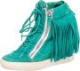 Giuseppe Zanotti Pre-owned Suede sneakers Green Dames - Thumbnail 1