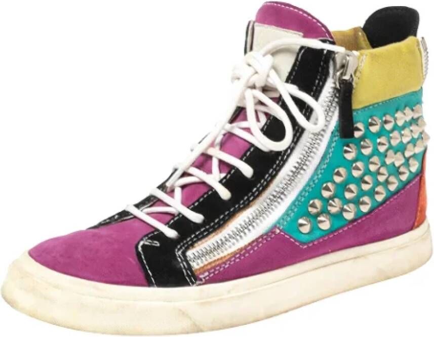 Giuseppe Zanotti Pre-owned Suede sneakers Multicolor Dames