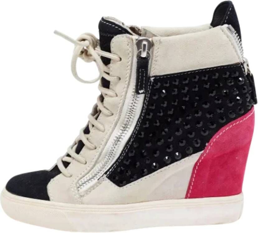 Giuseppe Zanotti Pre-owned Suede sneakers Multicolor Dames