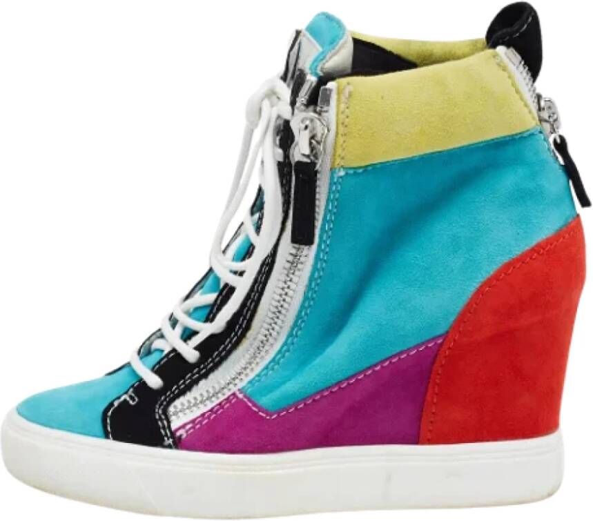 Giuseppe Zanotti Pre-owned Suede sneakers Multicolor Dames