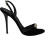 Giuseppe Zanotti Pre-owned Velvet sandals Black Dames - Thumbnail 1
