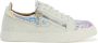Giuseppe Zanotti Reflecterende witte hoge sneakers - Thumbnail 1