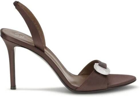 Giuseppe Zanotti Rhinestone Slingback Sandalen