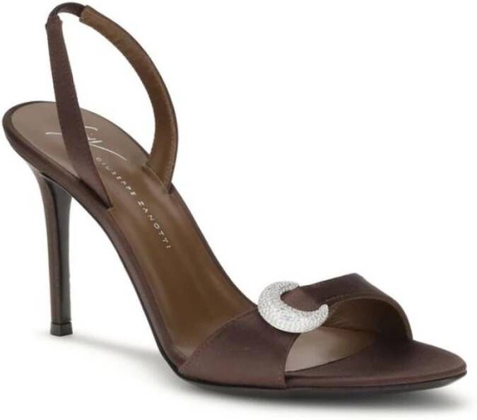 Giuseppe Zanotti Rhinestone Slingback Stiletto Sandalen