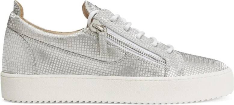 Giuseppe Zanotti Silver Sneakers
