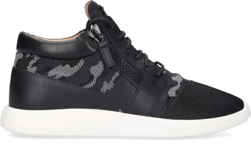 Giuseppe zanotti Sneakers High Runner -logo Zwart Heren - Schoenen.nl