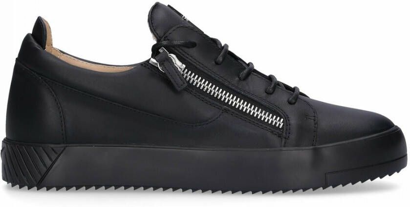 Giuseppe zanotti Sneakers low July Kalbsleder Logo Zwart Heren