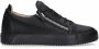 Giuseppe zanotti Sneakers low July Kalbsleder Logo Zwart Heren - Thumbnail 1