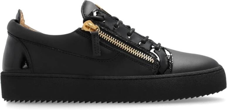giuseppe zanotti Sneakers met logo Black Dames