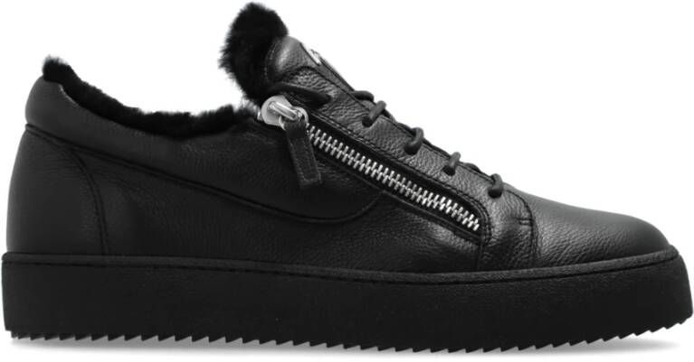 Giuseppe zanotti Sneakers met logo Black Heren