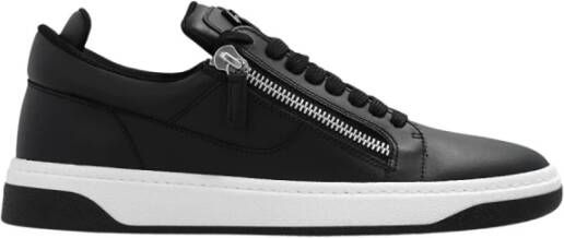 Giuseppe zanotti Sneakers with logo Zwart Heren