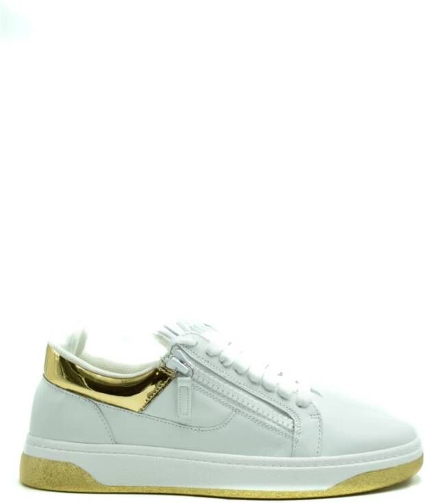 Giuseppe zanotti Leren Sneakers voor Moderne Man White Heren