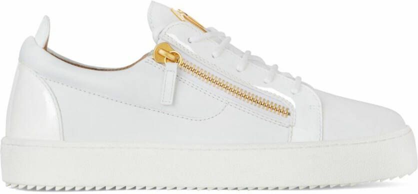 Giuseppe zanotti zipped sneakers Wit Heren