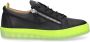 Giuseppe zanotti Lage Sneakers met Zijrits Black Heren - Thumbnail 4