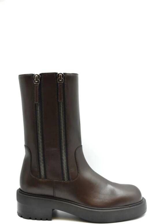 Giuseppe Zanotti Stijlvolle Leren Laarzen voor Mannen