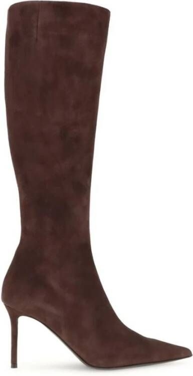 Giuseppe Zanotti Suede Stiletto Laarzen met A del Teen
