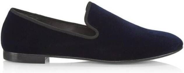 Giuseppe Zanotti Velvet Slip-On Loafers