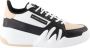 Giuseppe zanotti Vetersluiting Leren Sneakers Wit Oranje Zwart Multicolor Dames - Thumbnail 1