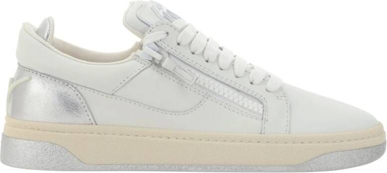 Giuseppe zanotti Witte lage sneakers voor mannen White Heren