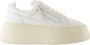 Giuseppe Zanotti Witte leren Maxi Sneakers - Thumbnail 1