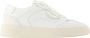 Giuseppe Zanotti Witte Leren Sneakers Glad Lamsvel - Thumbnail 1