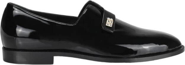 Giuseppe zanotti Zwarte lak loafers Black Heren
