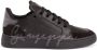 Giuseppe zanotti Zwarte Leren Sneakers met Geperforeerd Detail Black Heren - Thumbnail 1